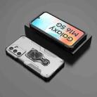For Samsung Galaxy M16 5G Metal Kickstand TPU Hybrid PC Phone Case(Grey) - 2