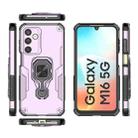 For Samsung Galaxy M16 5G Metal Kickstand TPU Hybrid PC Phone Case(Purple) - 3