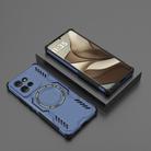 For Motorola Edge 50 5G Global Butterfly Armor MagSafe Magnetic Ring Shockproof Phone Case(Blue) - 2