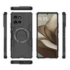 For Motorola Edge 50 5G Global Butterfly Armor MagSafe Magnetic Ring Shockproof Phone Case(Black) - 3