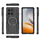 For Motorola Edge 60 Pro 5G Butterfly Armor MagSafe Magnetic Ring Shockproof Phone Case(Black) - 3