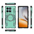 For Motorola Edge 60 Pro 5G Butterfly Armor MagSafe Magnetic Ring Shockproof Phone Case(Light Green) - 3