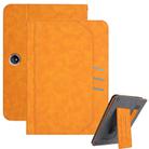 For OPPO Pad 3 2024 / Pad 2 Multifunctional Wristband Leather Tablet Case(Yellow) - 1