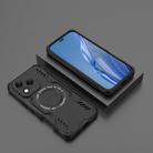 For Honor X60 Pro 5G Butterfly Armor MagSafe Magnetic Ring Shockproof Phone Case(Black) - 2