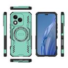 For Honor X60 Pro 5G Butterfly Armor MagSafe Magnetic Ring Shockproof Phone Case(Light Green) - 3