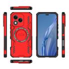 For Honor X60 Pro 5G Butterfly Armor MagSafe Magnetic Ring Shockproof Phone Case(Red) - 3