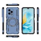 For Honor 200 Lite 5G Global Butterfly Armor MagSafe Magnetic Ring Shockproof Phone Case(Blue) - 3