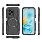For Honor 200 Lite 5G Global Butterfly Armor MagSafe Magnetic Ring Shockproof Phone Case(Black) - 3