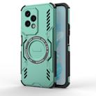 For Honor 200 Lite 5G Global Butterfly Armor MagSafe Magnetic Ring Shockproof Phone Case(Light Green) - 1