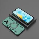 For Honor 200 Lite 5G Global Butterfly Armor MagSafe Magnetic Ring Shockproof Phone Case(Light Green) - 2