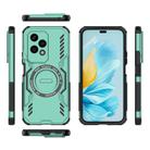 For Honor 200 Lite 5G Global Butterfly Armor MagSafe Magnetic Ring Shockproof Phone Case(Light Green) - 3