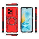 For Honor 200 Lite 5G Global Butterfly Armor MagSafe Magnetic Ring Shockproof Phone Case(Red) - 3