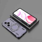 For Honor 400 Pro 5G Global 160.8mm Butterfly Armor MagSafe Magnetic Ring Shockproof Phone Case(Purple) - 2