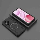 For Honor 400 Pro 5G Global 160.8mm Butterfly Armor MagSafe Magnetic Ring Shockproof Phone Case(Black) - 2