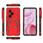For Honor 400 Pro 5G Global 160.8mm Butterfly Armor MagSafe Magnetic Ring Shockproof Phone Case(Red) - 3