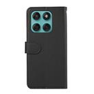 For Motorola Edge 60 Fusion ABEEL Delicate Texture Splicing RFID Leather Phone Case(Black) - 3