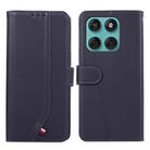 For Motorola Edge 60 Fusion ABEEL Delicate Texture Splicing RFID Leather Phone Case(Blue) - 1