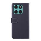 For Motorola Edge 60 Fusion ABEEL Delicate Texture Splicing RFID Leather Phone Case(Blue) - 3