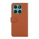 For Motorola Edge 60 Fusion ABEEL Delicate Texture Splicing RFID Leather Phone Case(Brown) - 3