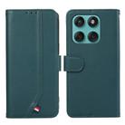 For Motorola Edge 60 Fusion ABEEL Delicate Texture Splicing RFID Leather Phone Case(Green) - 1
