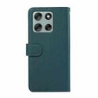 For Motorola Moto G56 5G ABEEL Delicate Texture Splicing RFID Leather Phone Case(Green) - 3