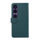 For Sony Xperia 1 VII ABEEL Delicate Texture Splicing RFID Leather Phone Case(Green) - 3