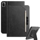 For Xiaomi Pad 5 / 5 Pro Multifunctional Wristband Leather Tablet Case(Black) - 1
