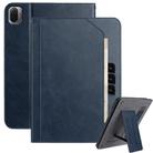 For Xiaomi Pad 5 / 5 Pro Multifunctional Wristband Leather Tablet Case(Dark Blue) - 1