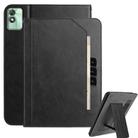 For Techo Megapad 11 2024 Multifunctional Wristband Leather Tablet Case(Black) - 1