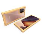 For Samsung Galaxy Note20 Four-corner Shockproof All-inclusive Transparent Space Protective Case(Gold) - 2
