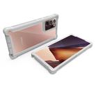 For Samsung Galaxy Note20 Ultra Four-corner Shockproof All-inclusive Transparent Space Protective Case(Grey) - 3