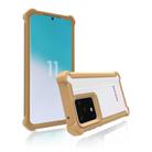 For Samsung Galaxy S20 Ultra Four-corner Shockproof All-inclusive Transparent Space Protective Case(Gold) - 3