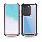 For Samsung Galaxy S20 Ultra Four-corner Shockproof All-inclusive Transparent Space Protective Case(Rose Gold) - 2