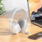Borofone BO30 Magic Light Head-mounted Bluetooth 5.4 Wireless Headphones with Microphone(White) - 3