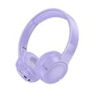 Borofone BO32 Show Head-mounted Bluetooth 5.4 Wireless Headphones(Purple) - 1
