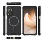 For Samsung Galaxy A15 4G / 5G Grating Solid Color MagSafe Magnetic Phone Case(Black) - 3