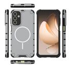 For Samsung Galaxy A15 4G / 5G Grating Solid Color MagSafe Magnetic Phone Case(Light Grey) - 3