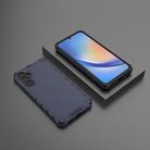 For Samsung Galaxy A34 5G Grating Solid Color MagSafe Magnetic Phone Case(Dark Blue) - 2