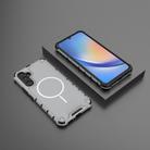 For Samsung Galaxy A34 5G Grating Solid Color MagSafe Magnetic Phone Case(Light Grey) - 2