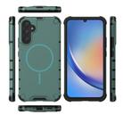 For Samsung Galaxy A34 5G Grating Solid Color MagSafe Magnetic Phone Case(Green) - 3