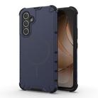 For Samsung Galaxy A54 5G Grating Solid Color MagSafe Magnetic Phone Case(Dark Blue) - 1