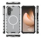 For Samsung Galaxy A54 5G Grating Solid Color MagSafe Magnetic Phone Case(Light Grey) - 3