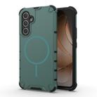 For Samsung Galaxy A54 5G Grating Solid Color MagSafe Magnetic Phone Case(Green) - 1