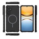 For Samsung Galaxy A55 5G Grating Solid Color MagSafe Magnetic Phone Case(Black) - 3