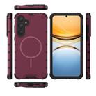 For Samsung Galaxy A55 5G Grating Solid Color MagSafe Magnetic Phone Case(Red) - 3