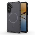 For Samsung Galaxy A55 5G Grating Solid Color MagSafe Magnetic Phone Case(Dark Grey) - 1