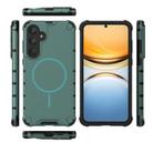 For Samsung Galaxy A55 5G Grating Solid Color MagSafe Magnetic Phone Case(Green) - 3