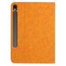 For Samsung Galaxy Tab S10 / S10 FE Multifunctional Wristband Leather Tablet Case(Yellow) - 3