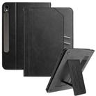 For Samsung Galaxy Tab S10 / S10 FE Multifunctional Wristband Leather Tablet Case(Black) - 1
