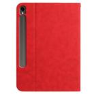For Samsung Galaxy Tab S10 / S10 FE Multifunctional Wristband Leather Tablet Case(Red) - 3